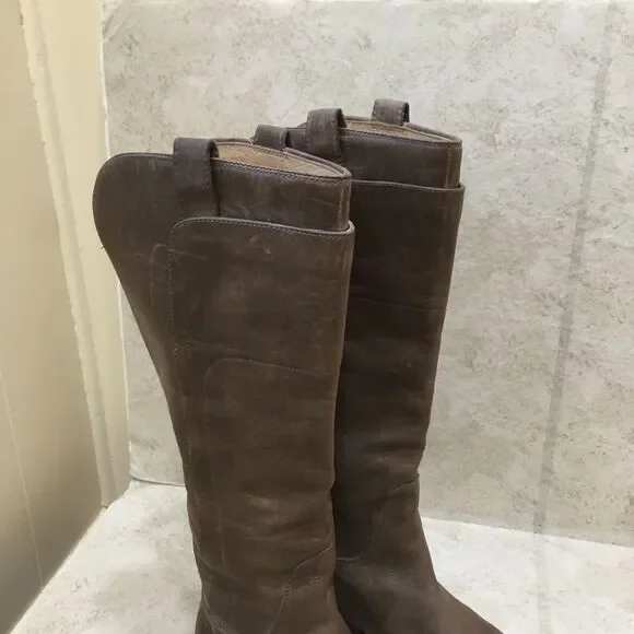 FRYE LEATHER PAIGE TALL RIDING BOOTS - Picture 3 of 14